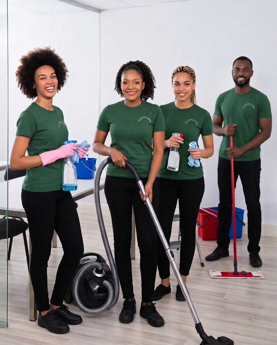Representative image of the Klarglans cleaning team